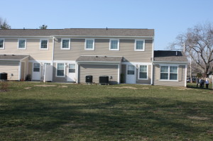 Back of property